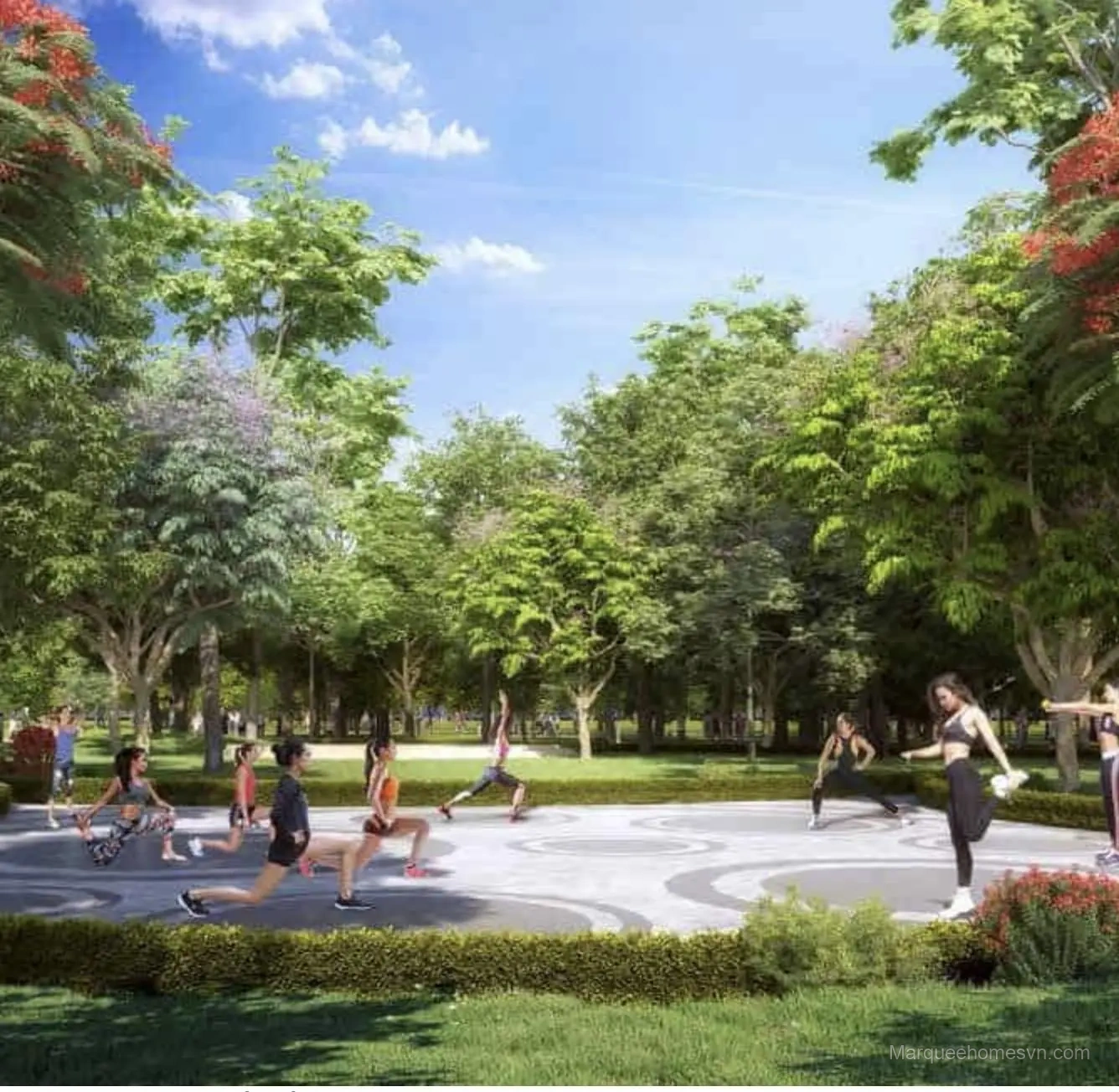 Công viên cây xanh nội khu Marquee Homes